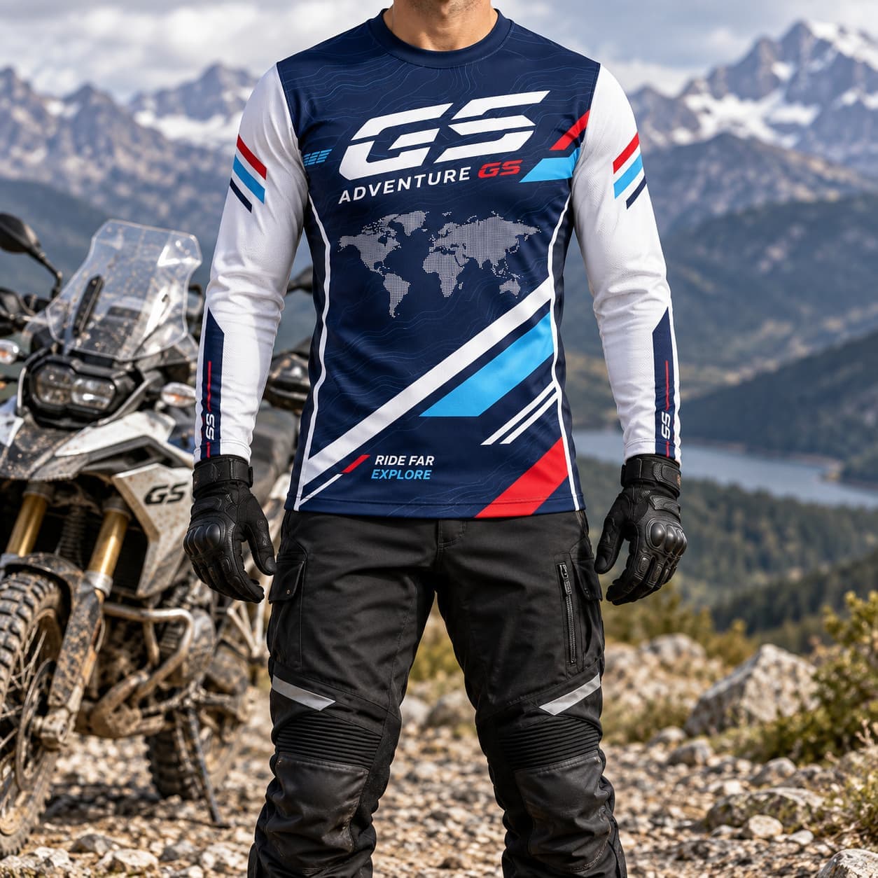 GS Adventure – męska koszulka  – Outdoor Adventure Outfit recenzja i cena