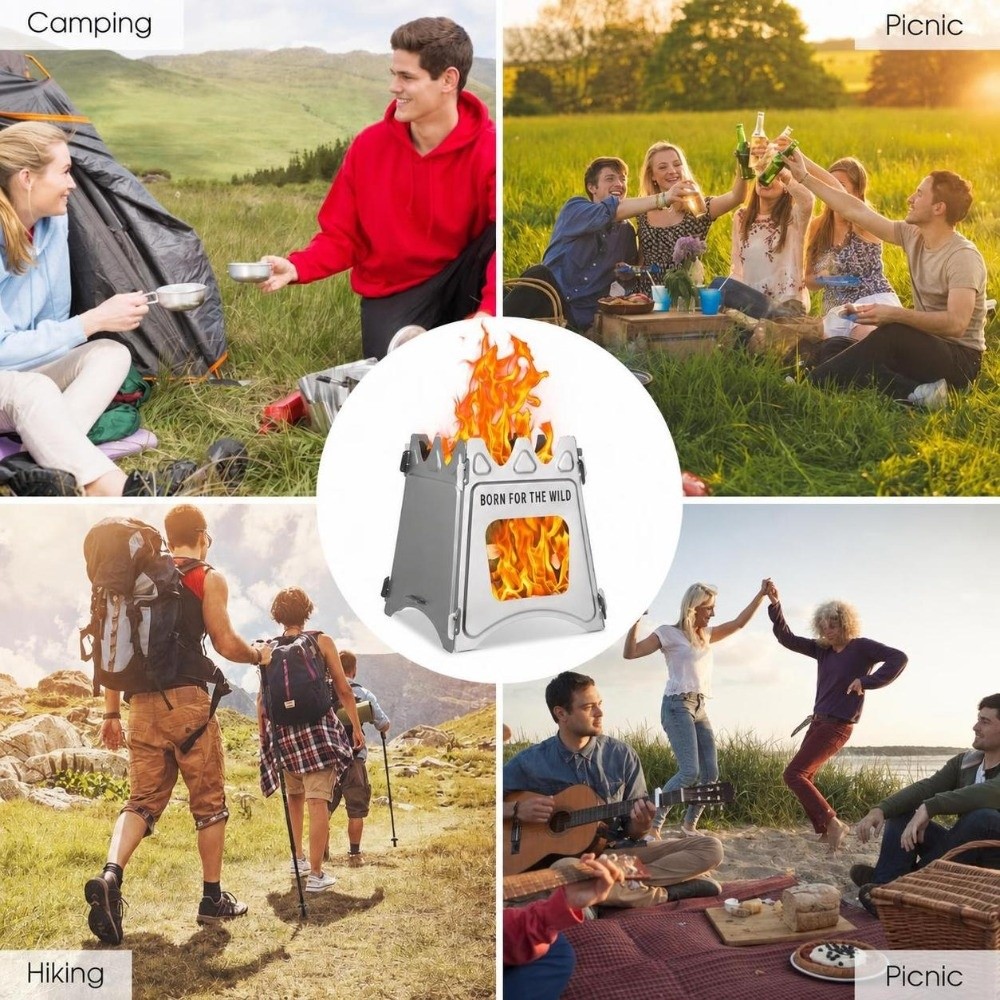 Wygodny, lekki piecyk kempingo – Outdoor Adventure Backpack recenzja i cena
