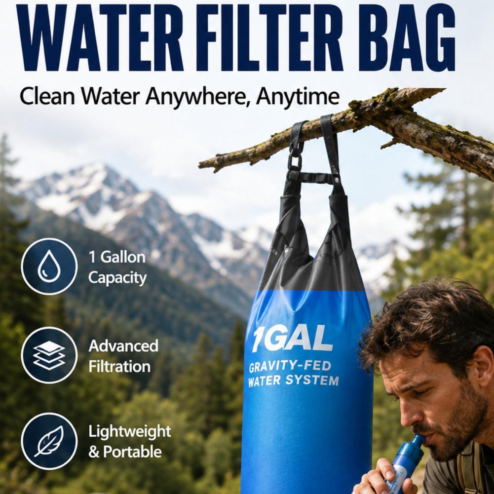 1. Zestaw filtrujący wodę z sy – Outdoor Adventure Backpack recenzja i cena