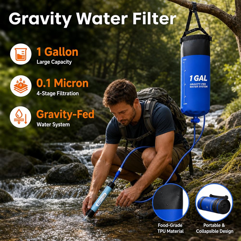 1. Zestaw filtrujący wodę z sy – Outdoor Adventure Backpack recenzja i cena