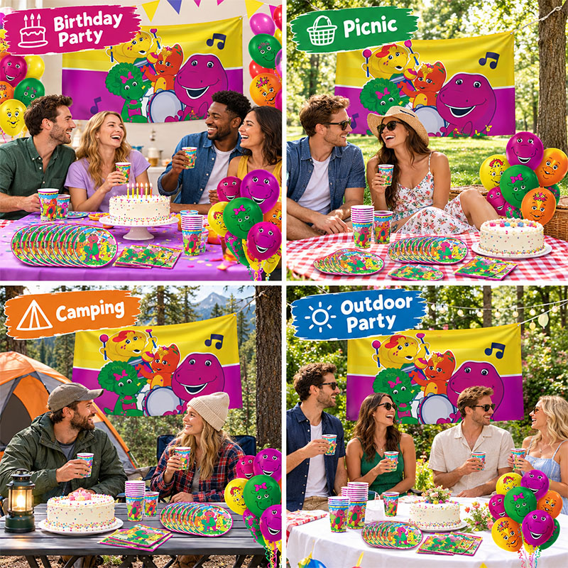 Zestaw jednorazowego naczyń na – Outdoor Adventure Birthday Party recenzja i cena